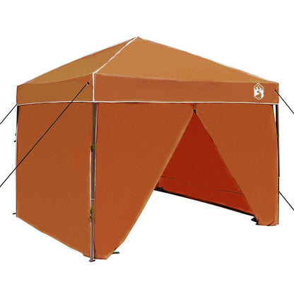 Pop-up Canopy Tent Orange 250 x 250 cm Fabric
