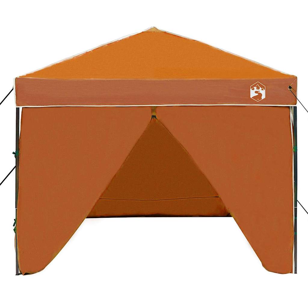 Pop-up Canopy Tent Orange 250 x 250 cm Fabric