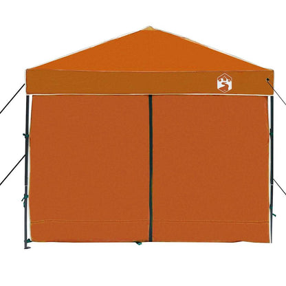 Pop-up Canopy Tent Orange 250 x 250 cm Fabric