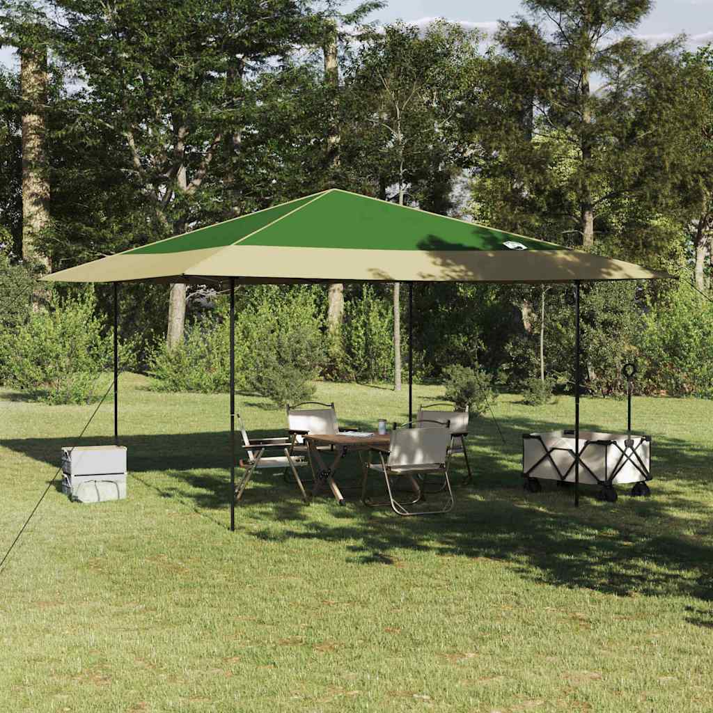 Pop-up Canopy Tent Green 400 x 400 cm Fabric