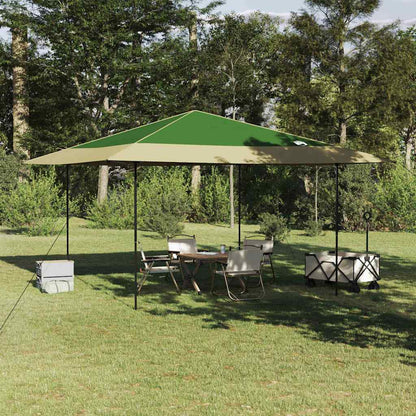 Pop-up Canopy Tent Green 400 x 400 cm Fabric