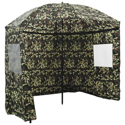 Fishing Umbrella 218 x 185 cm Oxford Polyester Camouflage