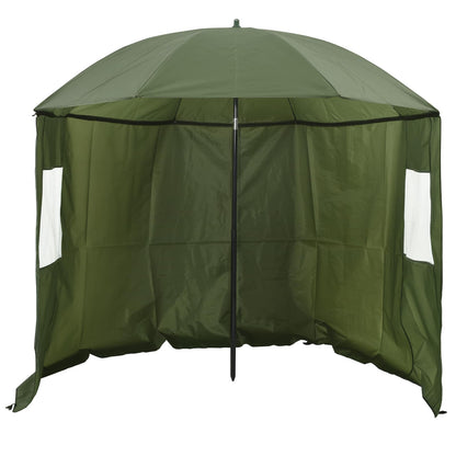 Fishing Umbrella Yellow Army 220 x 185 cm Oxford Polyester
