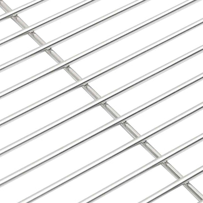 BBQ Grill Grate Silver 43 x 43 cm Stainless Steel