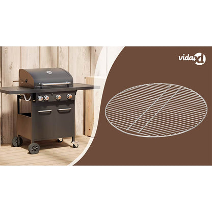 BBQ Grill Grate Silver 60 x 60 cm Stainless Steel