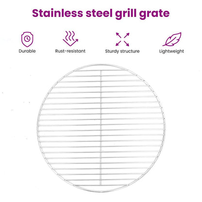 BBQ Grill Grate Silver 60 x 60 cm Stainless Steel