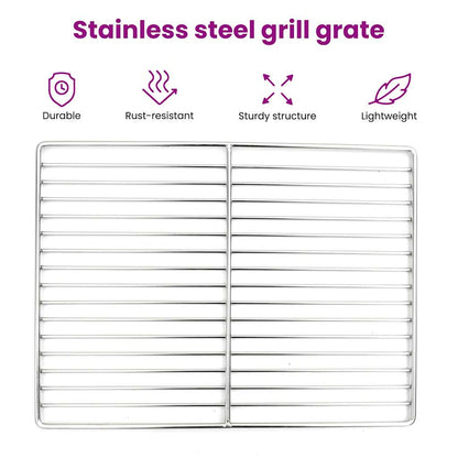 Grill Grate Silver 40 x 35 cm Stainless Steel