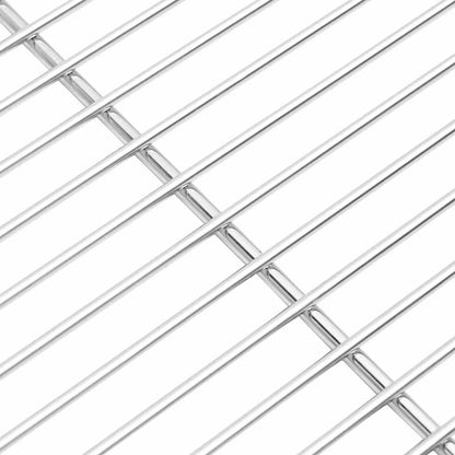 Grill Grate 47 x 32.5 cm Stainless Steel Silver