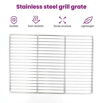 Grill Grate Silver 60 x 40 cm Stainless Steel