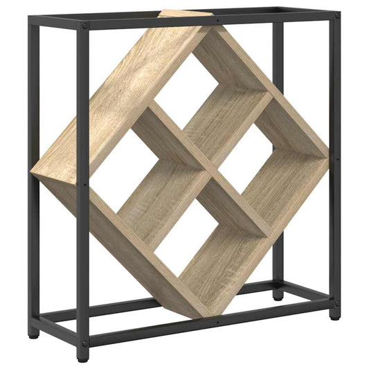 Wine Rack 16 bottles Engineered Wood Sonoma Oak