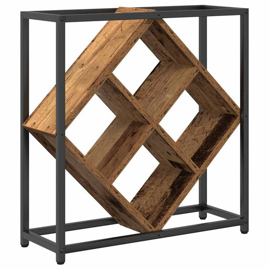 Wine Rack 16 bottles Engineered Wood Old Wood
