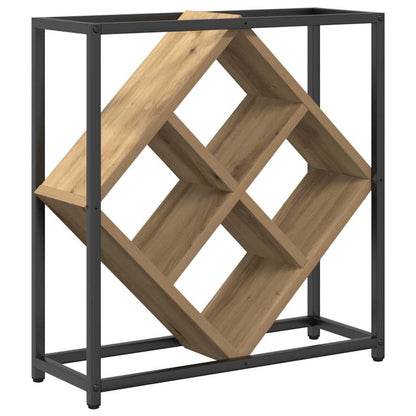 Wine Rack 16 bottles Engineered Wood Artisan Oak