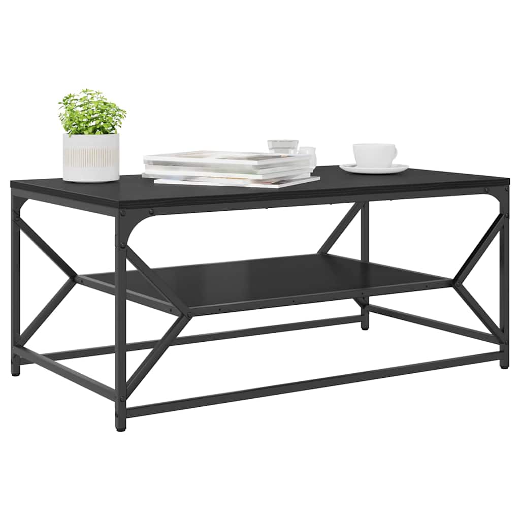Coffee Table Black Oak 90 x 50 x 40 cm