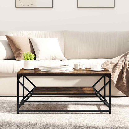 Coffee Table Smoked Oak 90 x 50 x 40 cm