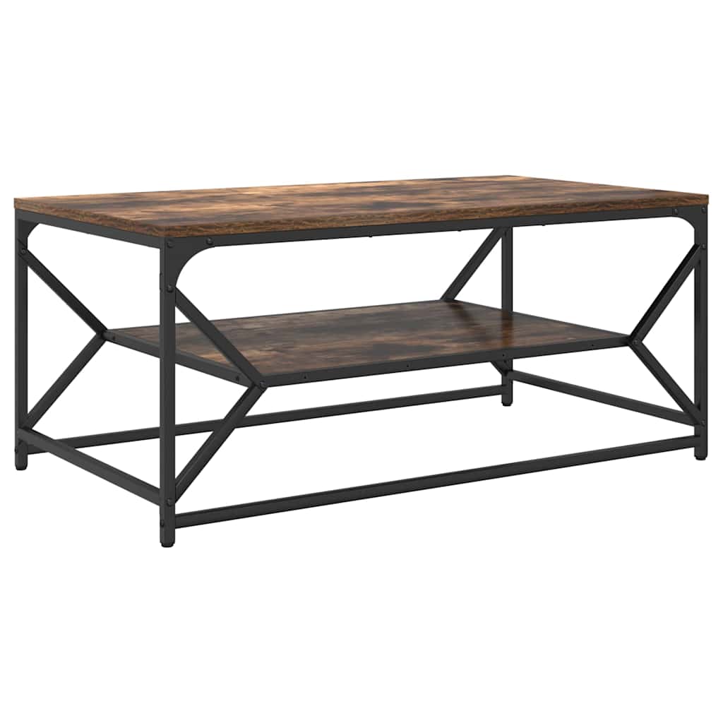 Coffee Table Smoked Oak 90 x 50 x 40 cm
