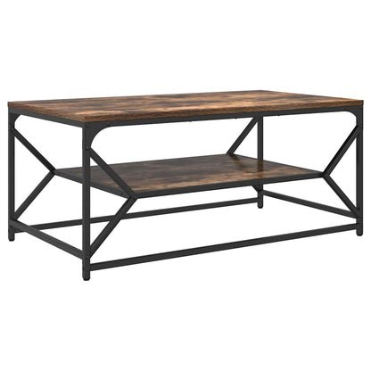 Coffee Table Smoked Oak 90 x 50 x 40 cm