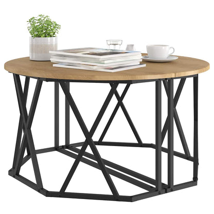 Coffee Table Artisan oak 80 x 80 x 42 cm