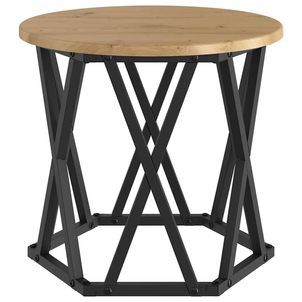 Nesting Side Table 3 pcs Artisan Oak 53 x 53 x 40 cm