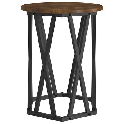 Coffee Table 2 pcs Smoked oak 50 x 50 x 50 cm