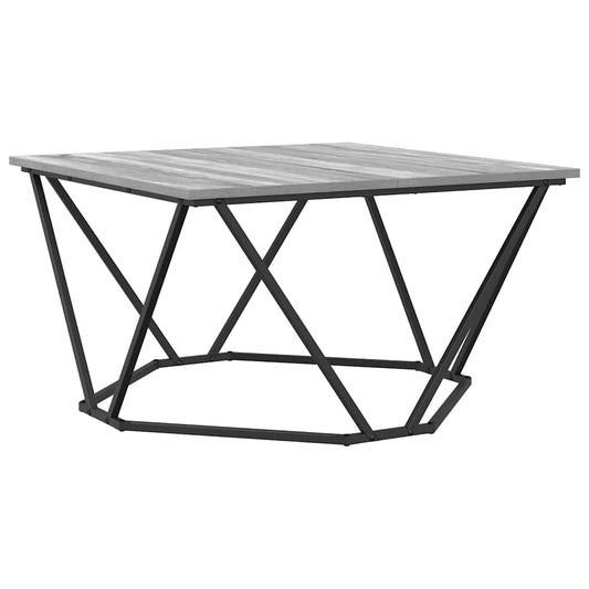 Coffee Table Grey Sonoma 80 x 80 x 45 cm