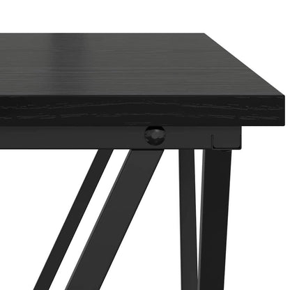 Coffee Table 3 pcs Black oak 50 x 50 x 40 cm