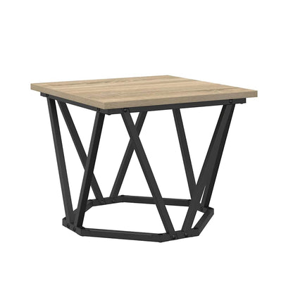 Coffee Table 3 pcs Sonoma oak 50 x 50 x 40 cm