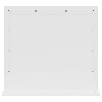 Vanity Mirror White 60 x 55 x 18 cm Glass and Engineered wood