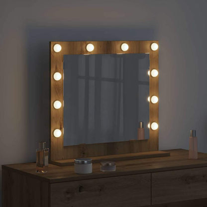 Vanity Mirror Artisan Oak 60 x 55 x 18 cm Rectangular