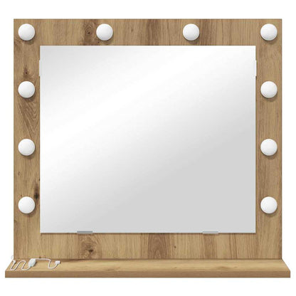 Vanity Mirror Artisan Oak 60 x 55 x 18 cm Rectangular