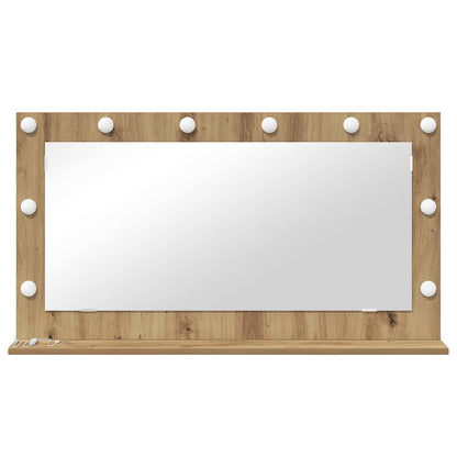 Vanity Mirror Artisan Oak 100 x 55 x 18 cm Rectangular