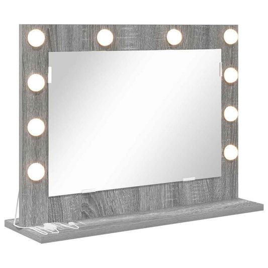 Vanity Mirror Grey Sonoma 60 x 45 x 18 cm Rectangular