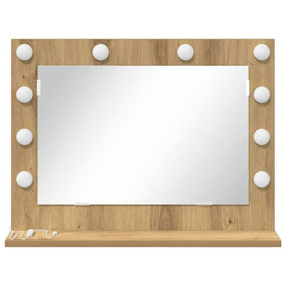 Vanity Mirror Artisan Oak 60 x 45 x 18 cm Rectangular
