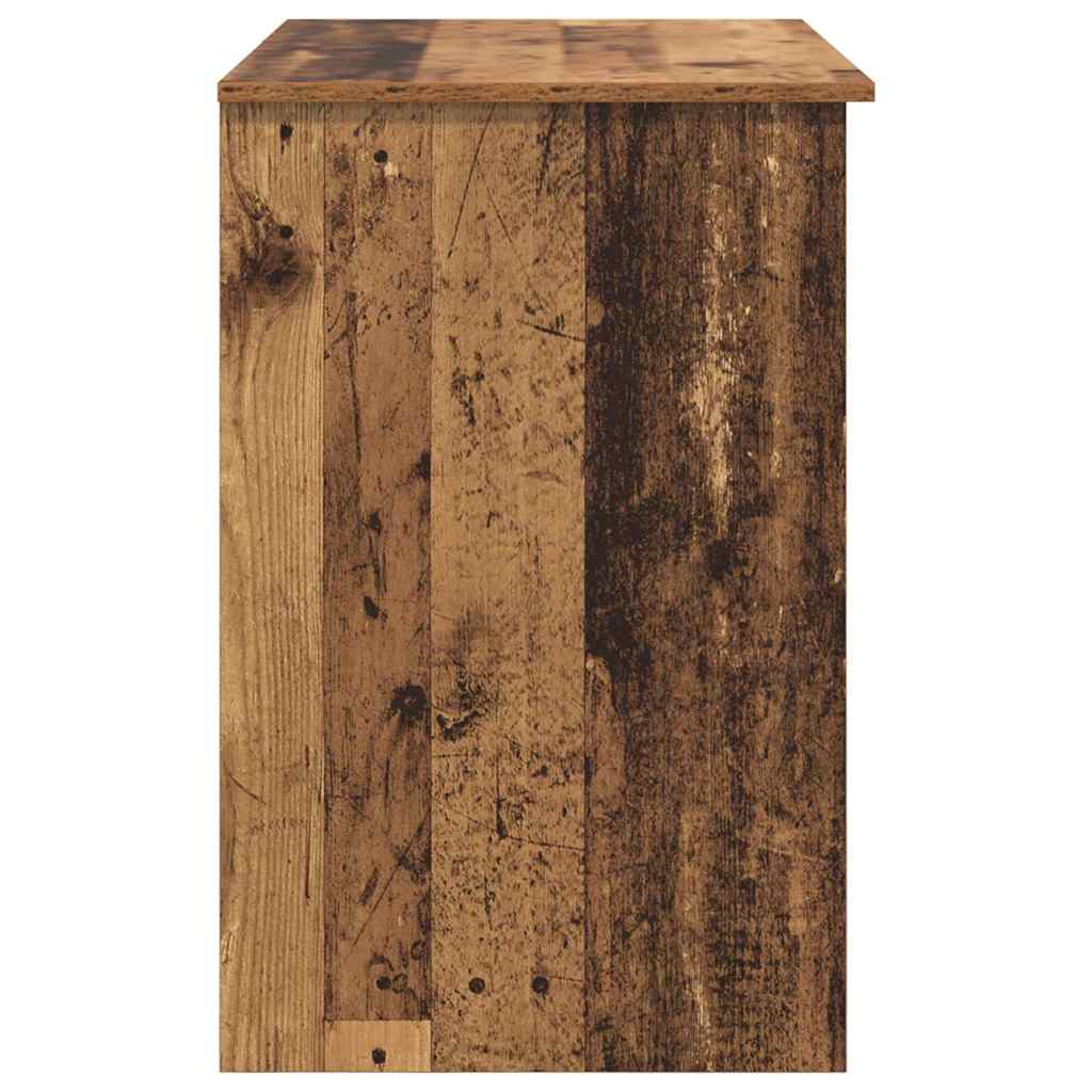 Desk with Drawer Old Wood 90 x 49 x 75 cm Engineered Wood