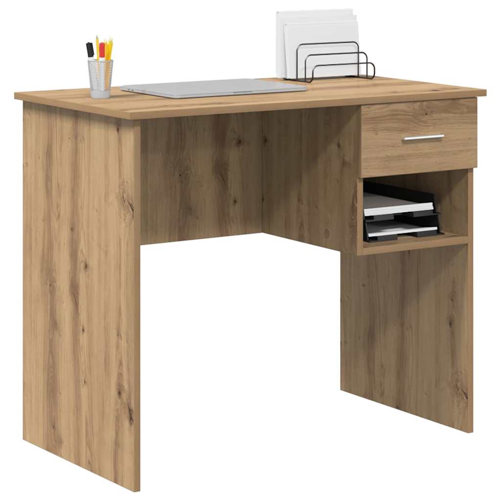 Desk Artisan Oak Engineered Wood 90 x 49 x 75 cm