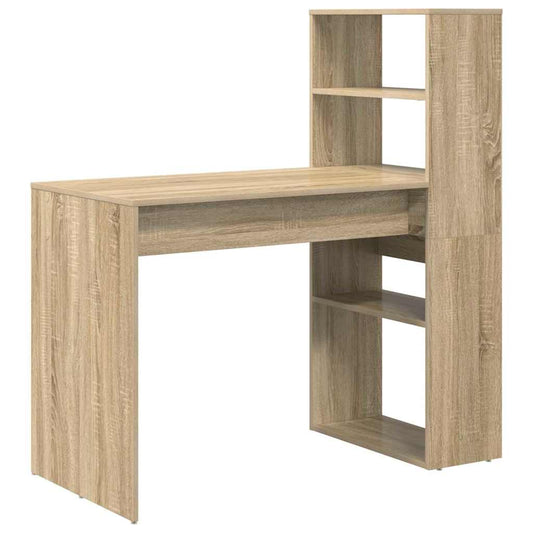 Desk Sonoma Oak Engineered Wood 113 x 54 x 120 cm