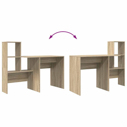 Desk Sonoma Oak 131.5 x 50 x 106.5 cm Engineered Wood