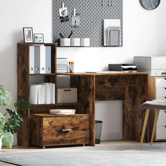 Drawer Cabinet 55 x 45 x 31 cm Smoked Oak