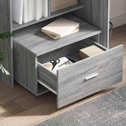 Drawer Cabinet with Wheel Grey Sonoma 55 x 45 x 31 cm