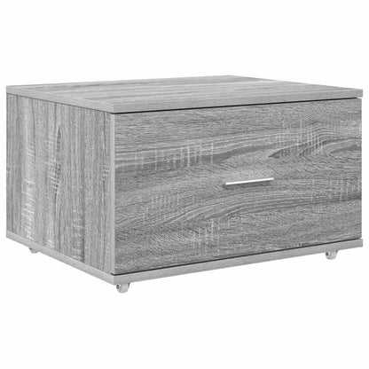 Drawer Cabinet with Wheel Grey Sonoma 55 x 45 x 31 cm