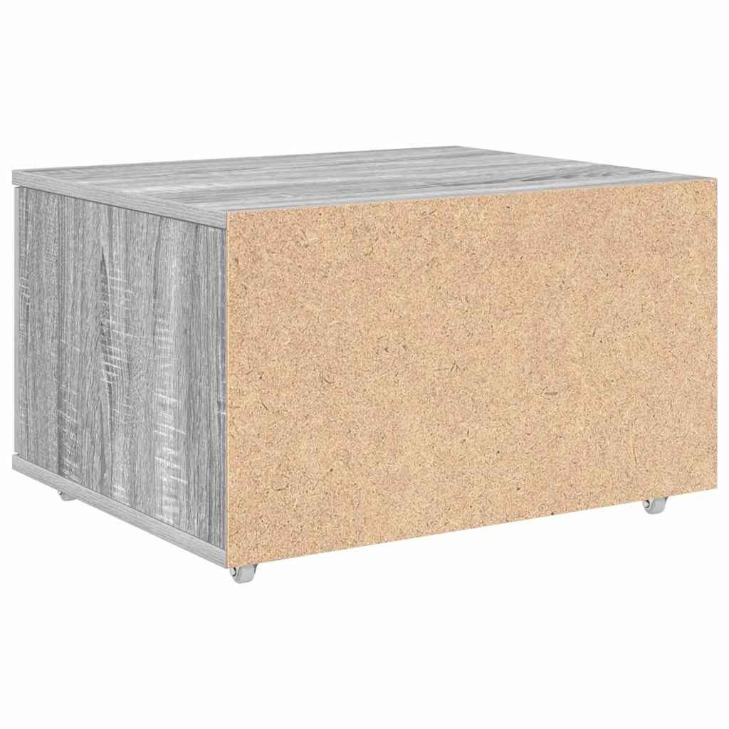 Drawer Cabinet with Wheel Grey Sonoma 55 x 45 x 31 cm