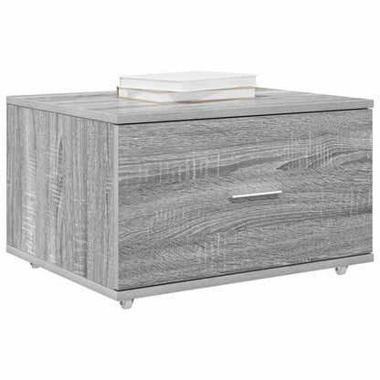 Drawer Cabinet with Wheel Grey Sonoma 55 x 45 x 31 cm