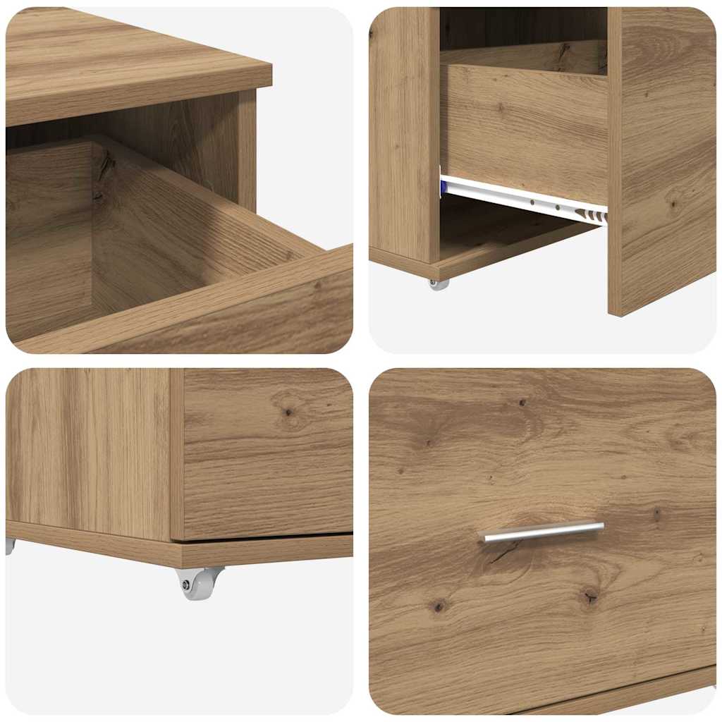 Drawer Cabinet 55 x 45 x 31 cm Artisan Oak