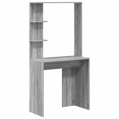 Desk Grey Sonoma 78.5 x 37 x 154.5 cm Engineered Wood