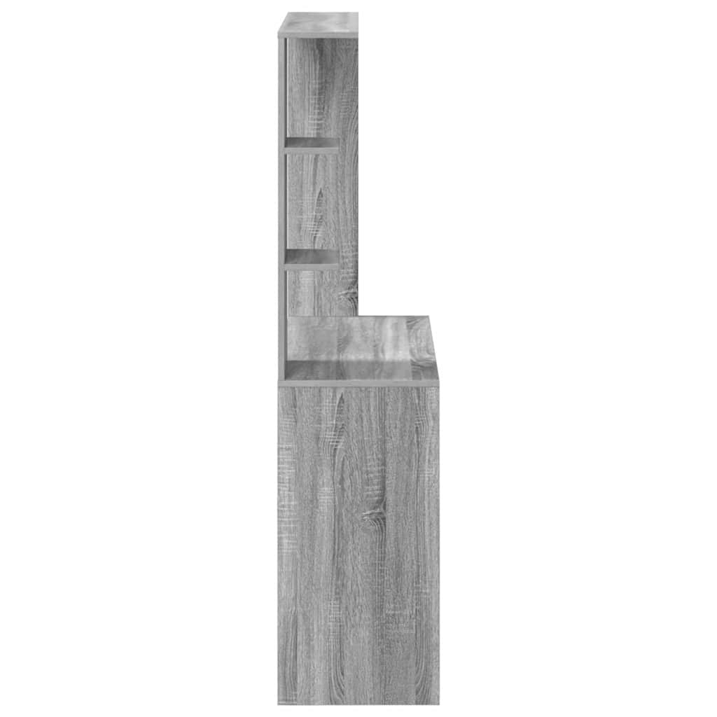 Desk Grey Sonoma 78.5 x 37 x 154.5 cm Engineered Wood