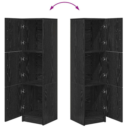 Highboard Black Oak 31.5 x 32 x 122.5 cm