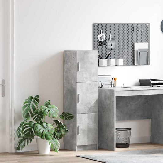Highboard Concrete Grey 31.5 x 32 x 122.5 cm