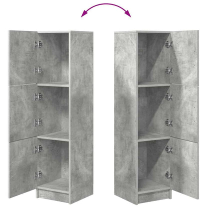 Highboard Concrete Grey 31.5 x 32 x 122.5 cm