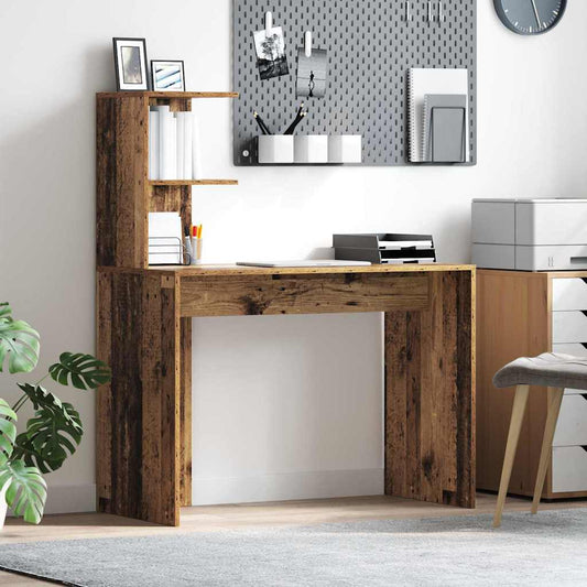 Desk Old Wood 102 x 50 x 124 cm Engineered Wood