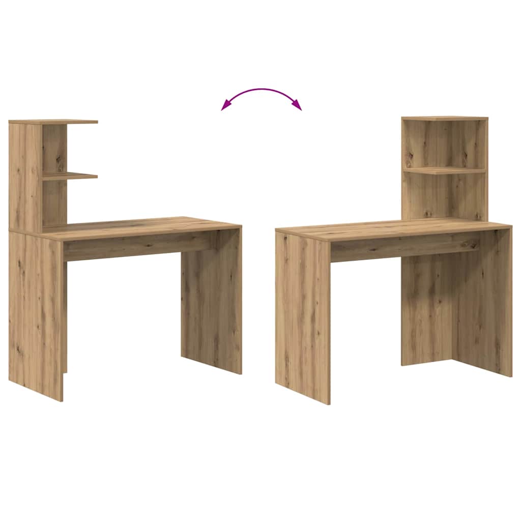 Desk Artisan Oak Engineered Wood 102 x 50 x 124 cm