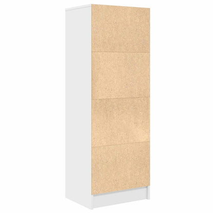 Highboard with Drawer White 45.5 x 34 x 127 cm